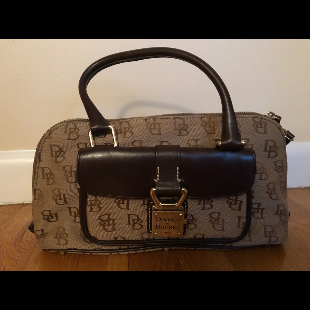 Dooney and Bourke Monogram Brown Handbag